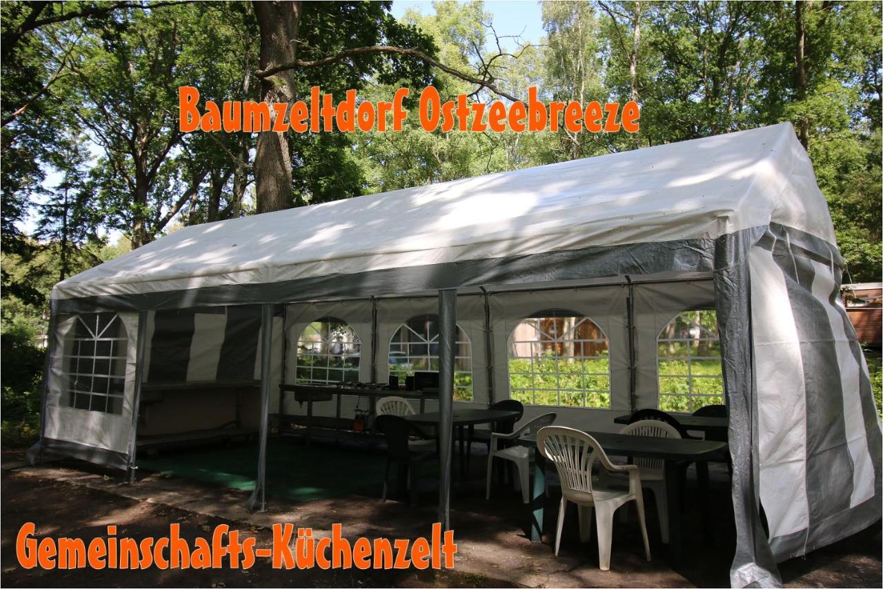 Baumzeltdorf Ostseebreeze Direkt Am Strand Dranske Exterior foto