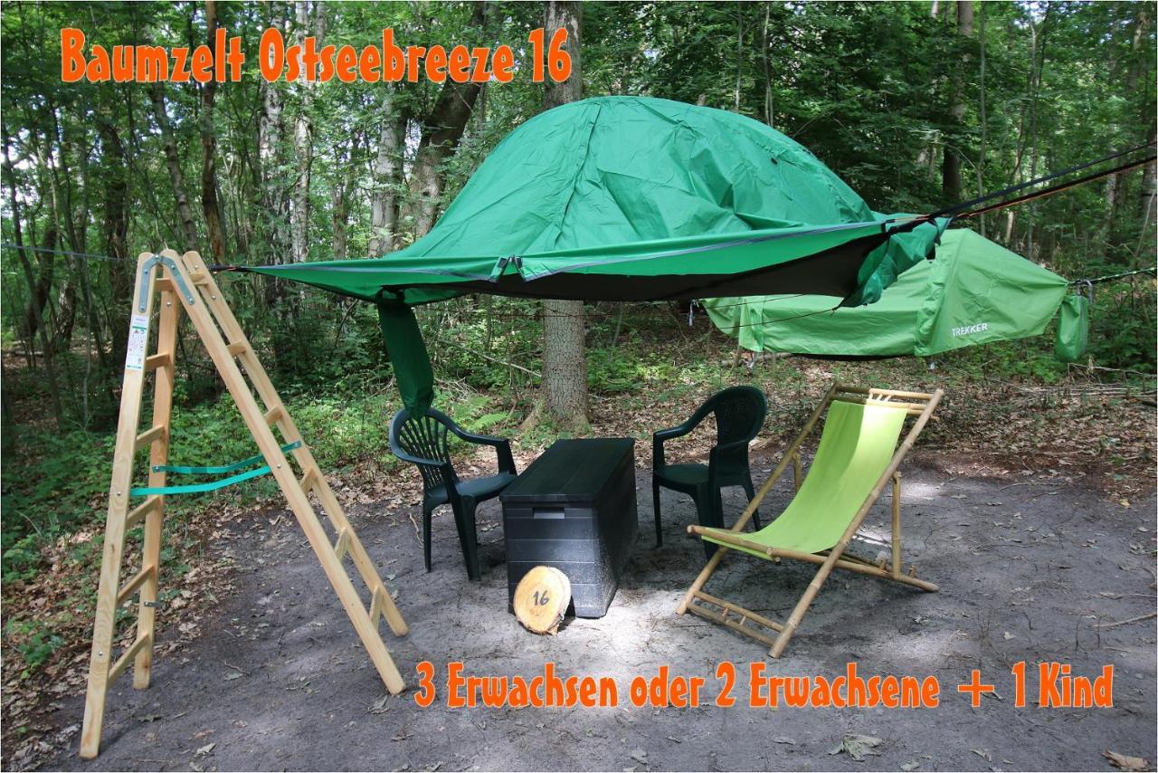 Baumzeltdorf Ostseebreeze Direkt Am Strand Dranske Exterior foto